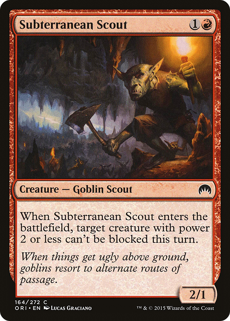 Subterranean Scout (ORI-164) - Magic Origins