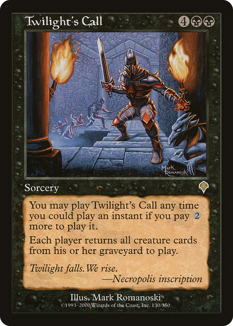 L'Appel du Crépuscule (INV-130) - Invasion Foil 