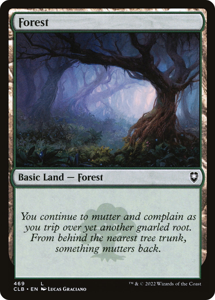 Forêt (CLB-469) - Commander Legends : La Bataille pour Baldur's Gate Foil 