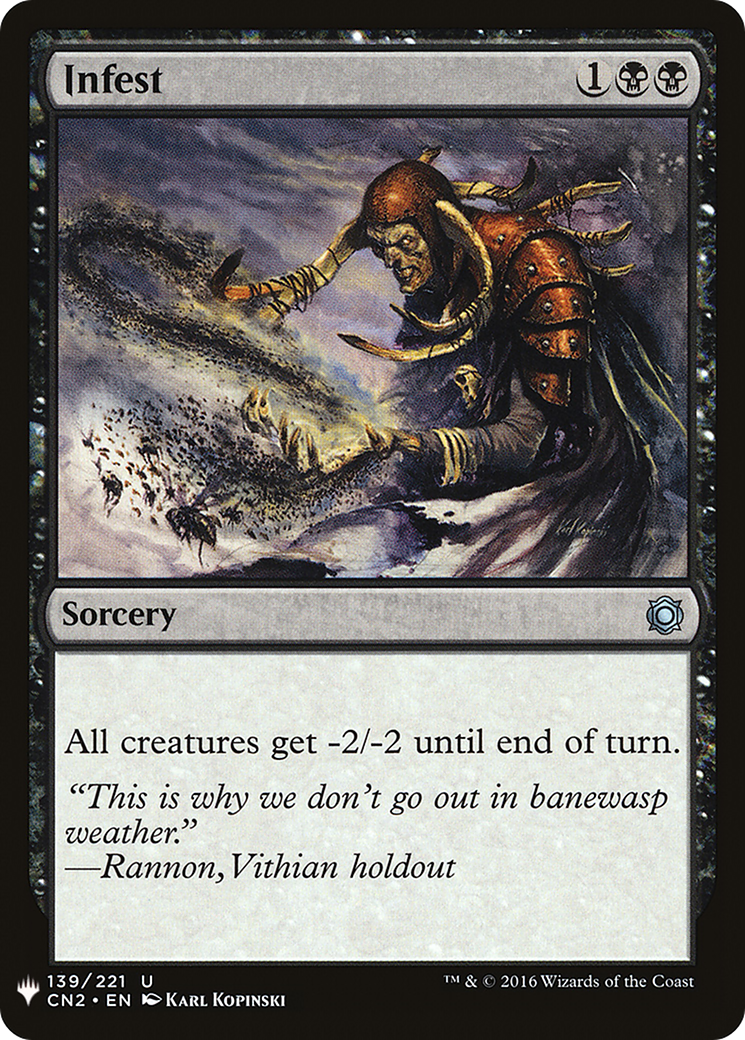 Infest (LIST-CN2-139) - The List