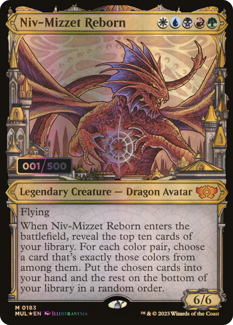 Niv-Mizzet Reborn (MUL-183Z) - Multiverse Legends : (Vitrine) Foil