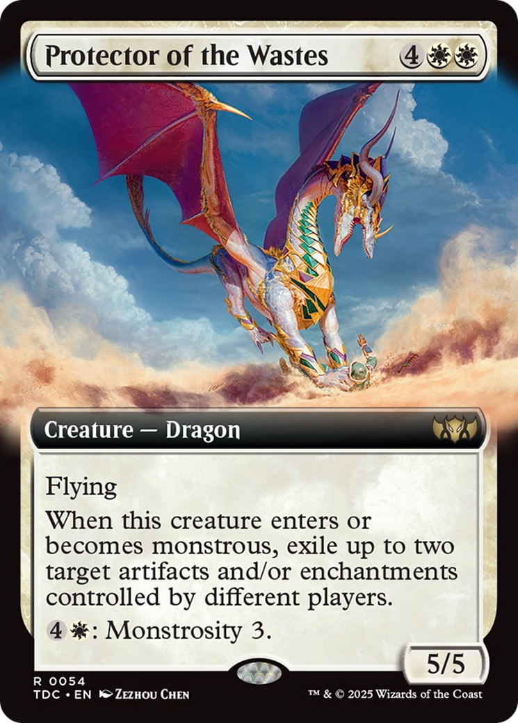 Protecteur des Terres désolées (Extended Art) (TDC-054) - Commandant : Tarkir : Tempête de dragons 