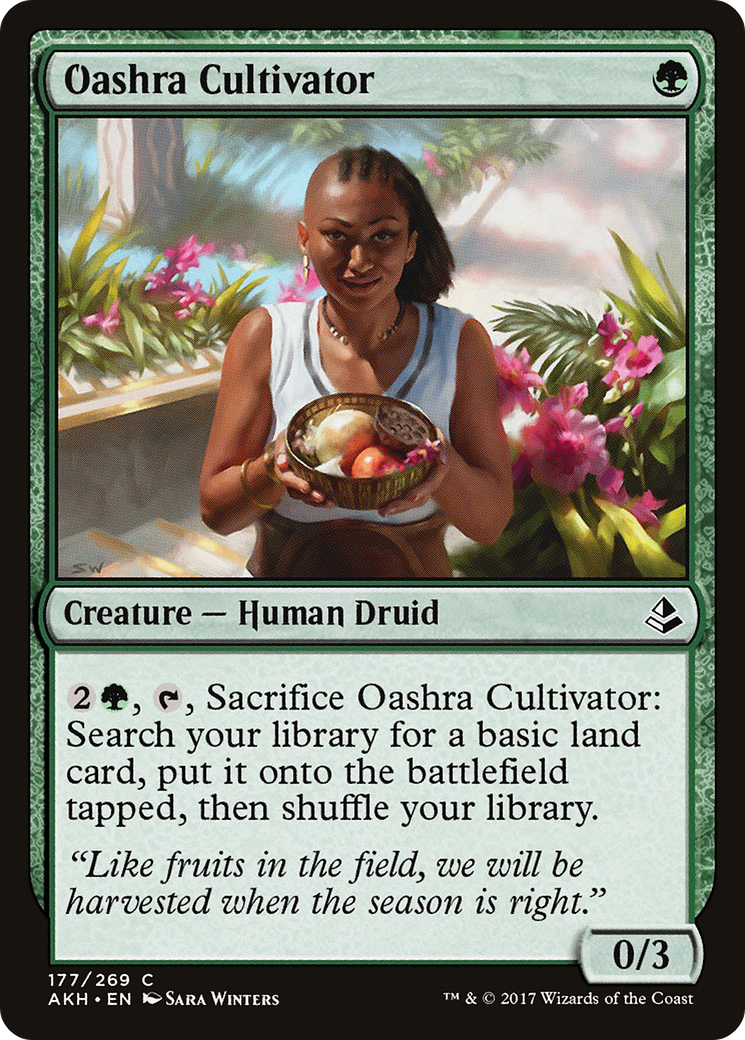Cultivateur Oashra (AKH-177) - Feuille d'Amonkhet 
