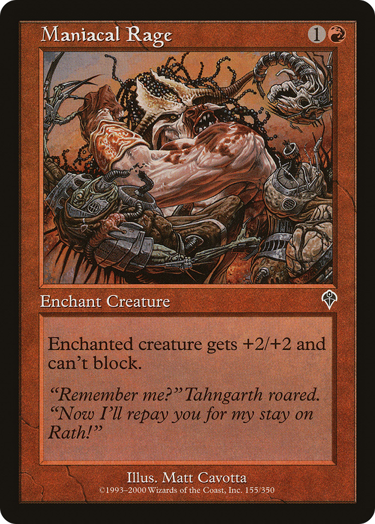 Rage maniaque (INV-155) - Invasion Foil 