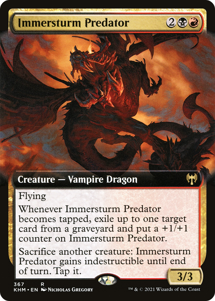 Immersturm Predator (KHM-367) - Kaldheim : (Art étendu)