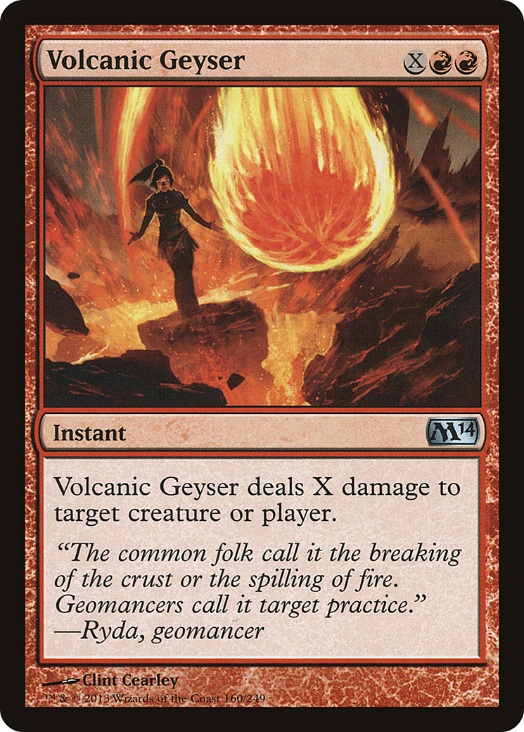 Volcanic Geyser (M14-160) - Magic 2014 Foil