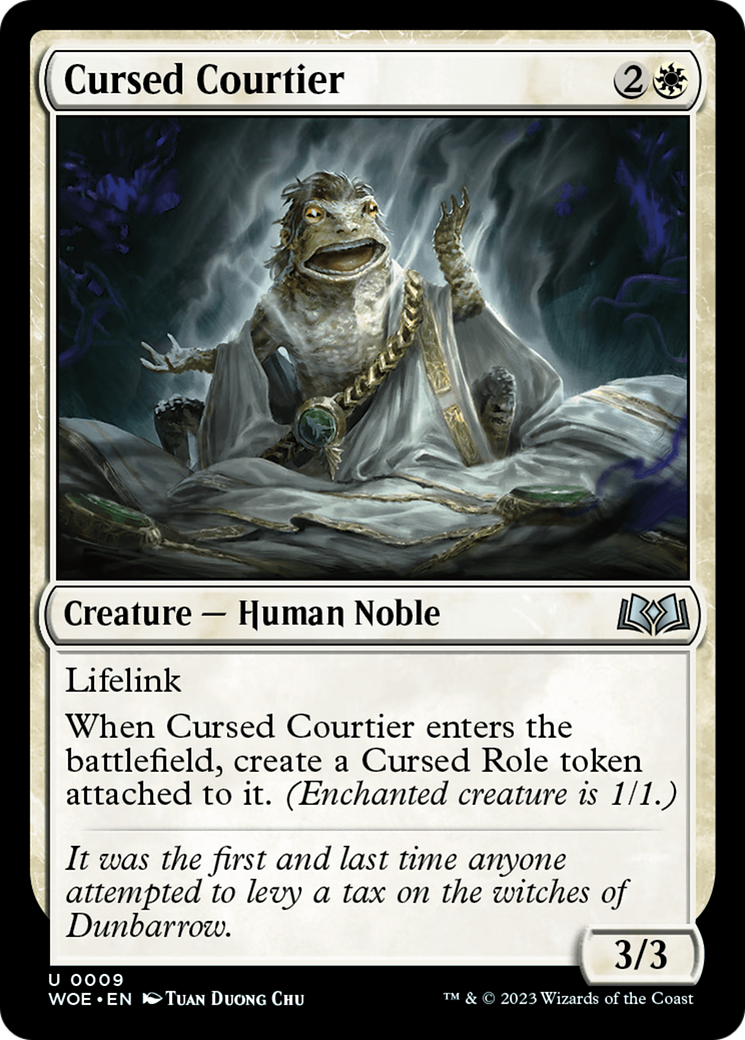 Courtisan maudit (WOE-009) - Wilds of Eldraine Foil 