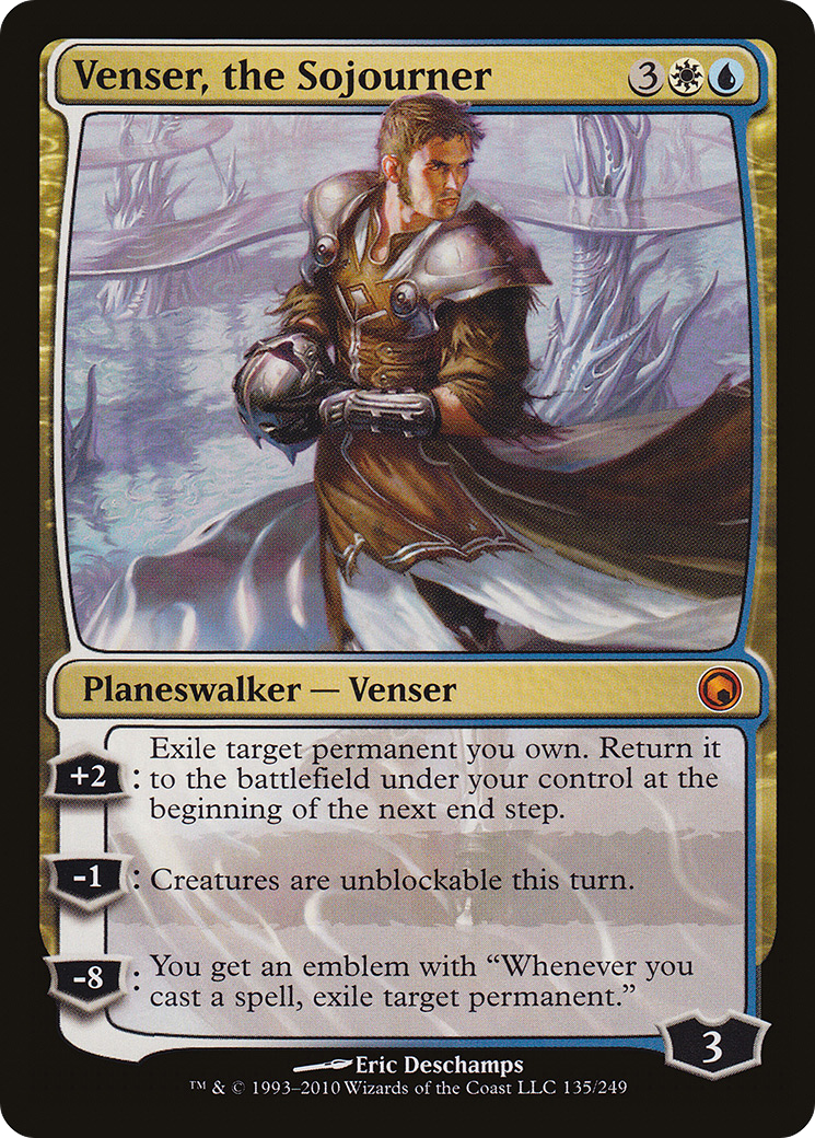 Venser, le Voyageur (SOM-135) - Cicatrices de Mirrodin Foil 