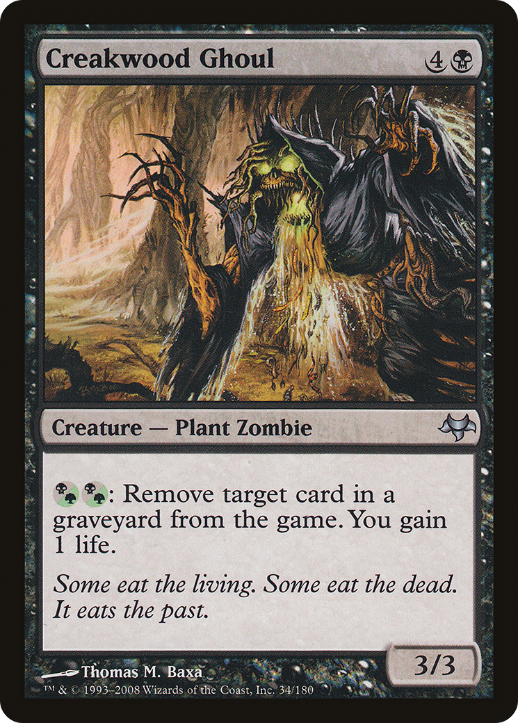 Creakwood Ghoul (EVE-034) - Feuille d'Eventide 
