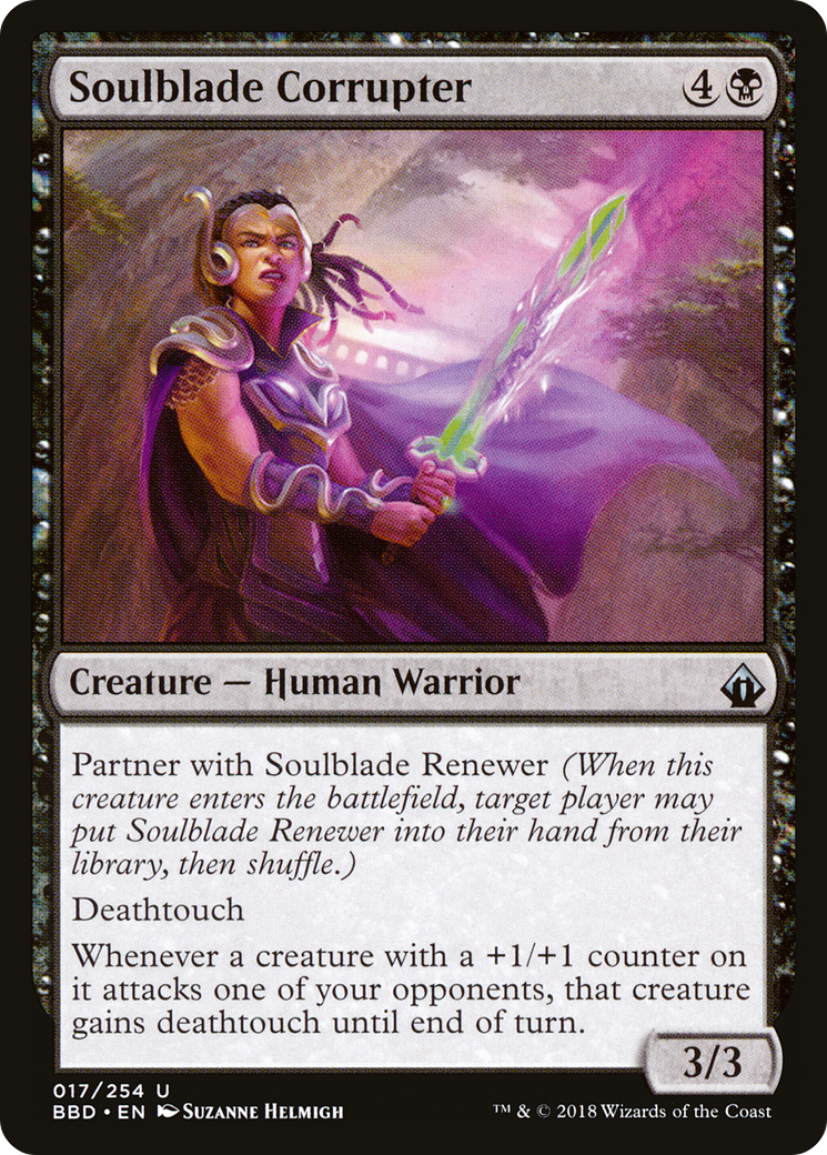 Corrupteur de la Lame d'Âme (BBD-017) - Battlebond Foil 