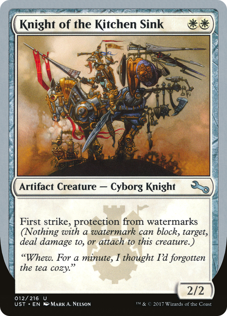 Chevalier de l'évier de cuisine (UST-12F) - Instable 