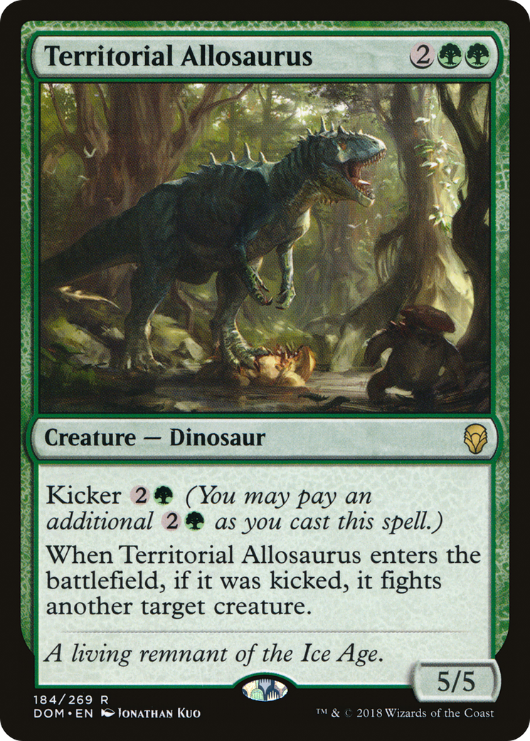Allosaure territorial (DOM-184) - Dominaria 