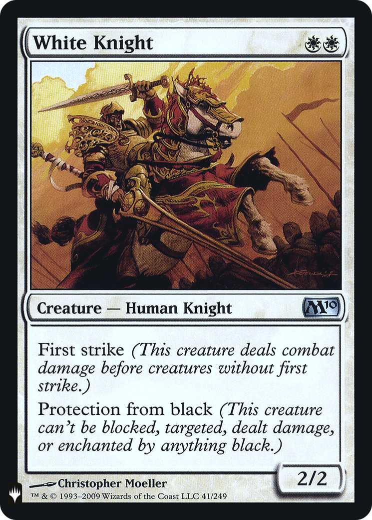 Chevalier Blanc (PLST-M10-41) - La Liste Foil