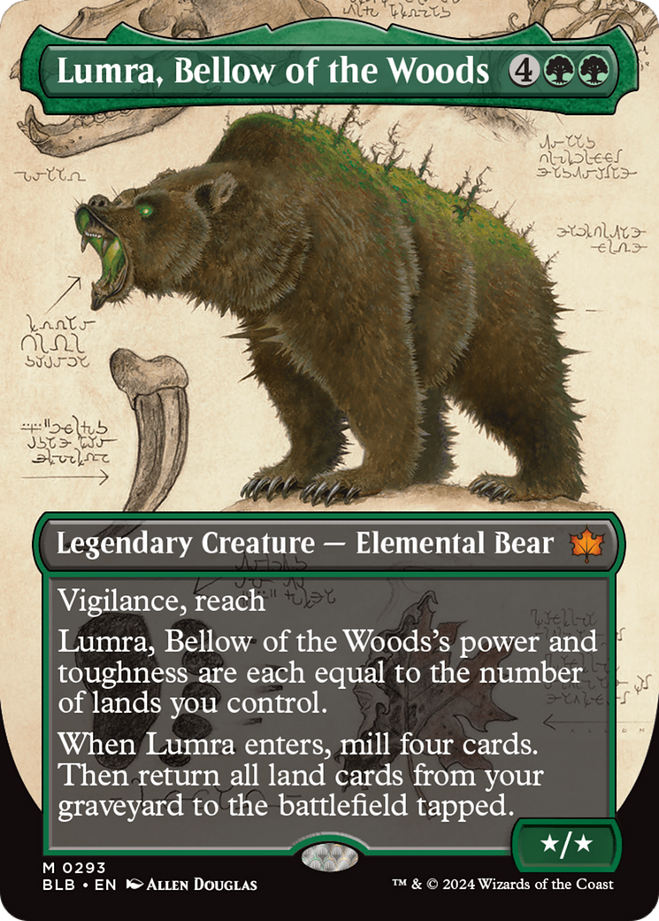 Lumra, le soufflet des bois (BLB-293) - Bloomburrow : (Vitrine) (Sans bordure) Feuille 