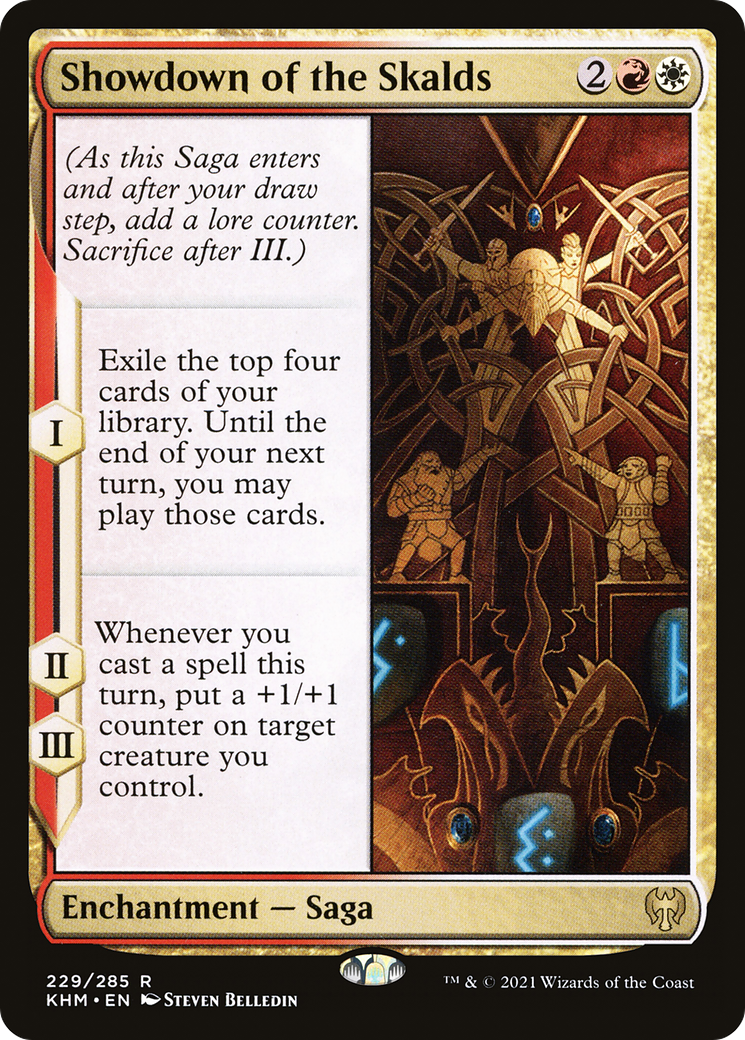 Affrontement des Skalds (KHM-229) - Kaldheim Foil 