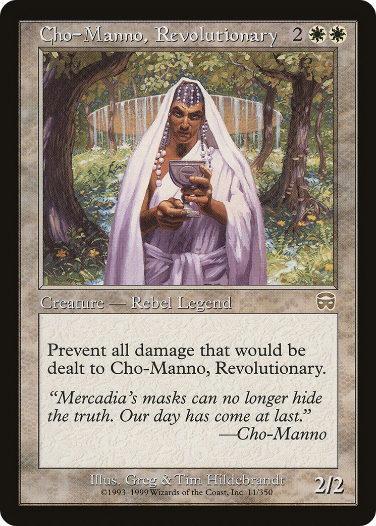 Cho-Manno, Revolutionary (MMQ-011) - Mercadian Masques Foil