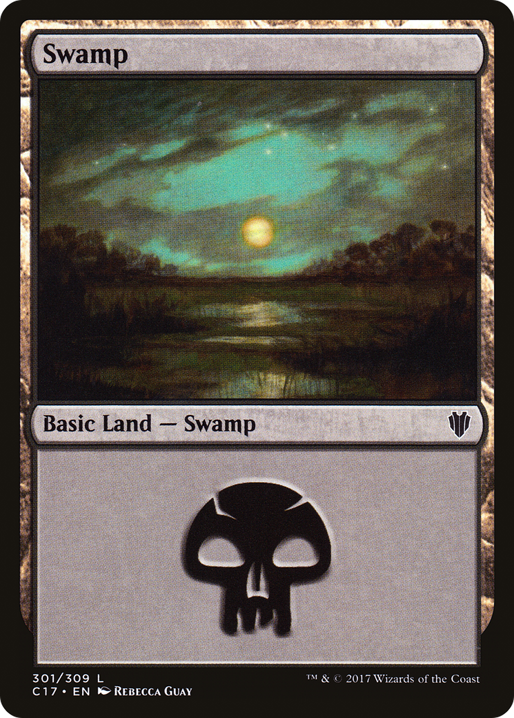 Swamp (301) (C17-301) - Commander 2017