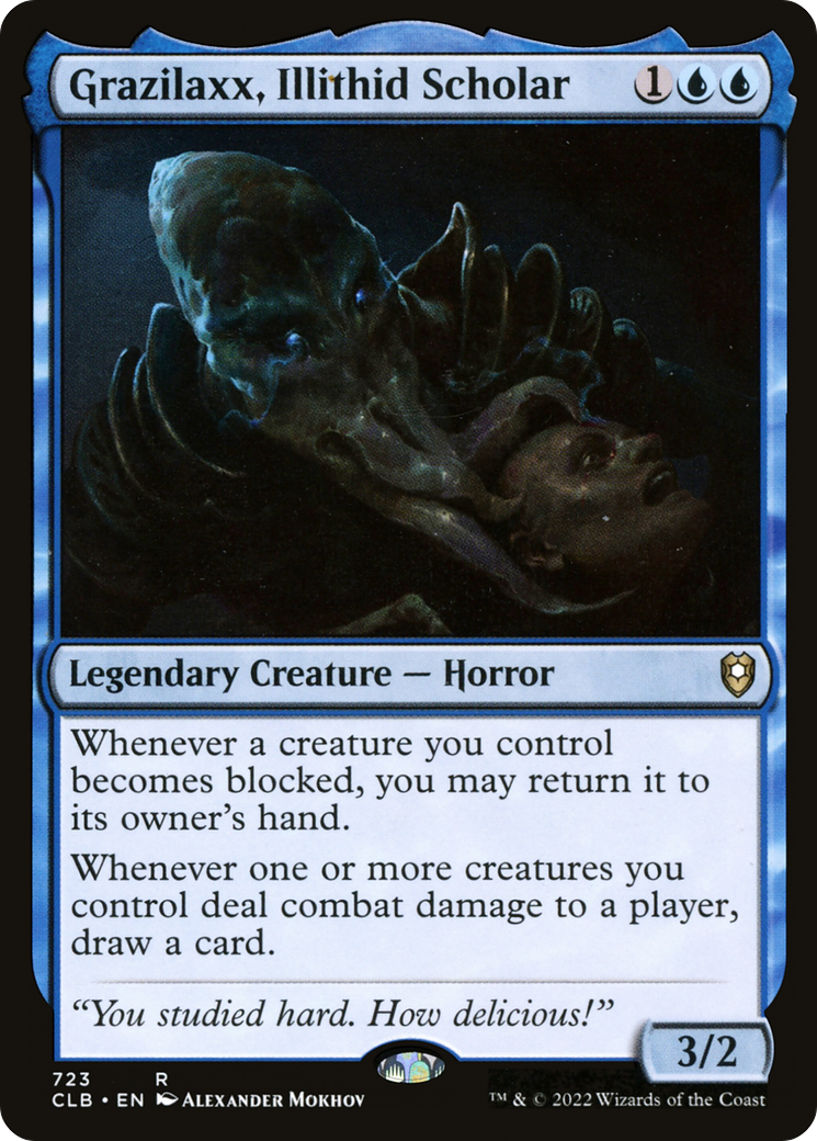 Grazilaxx, érudit illithid (CLB-723) - Commander Legends : La Bataille de Baldur's Gate 