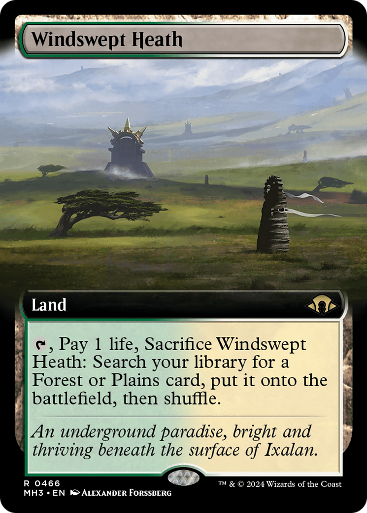 Windswept Heath (Extended Art) (MH3-466) - Modern Horizons 3: (Extended Art)