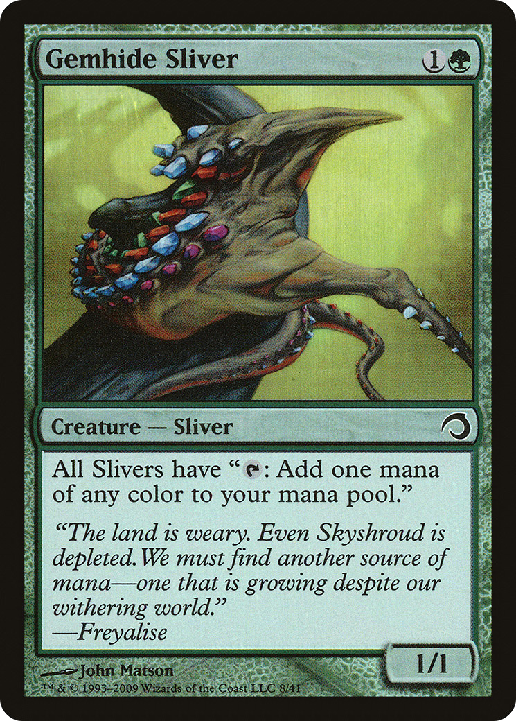 Gemhide Sliver (PDS-008) - Premium Deck Series: Slivers Foil