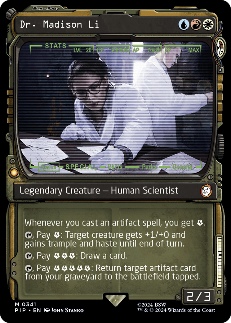Dr Madison Li (PIP-341) - Fallout : (Vitrine) 