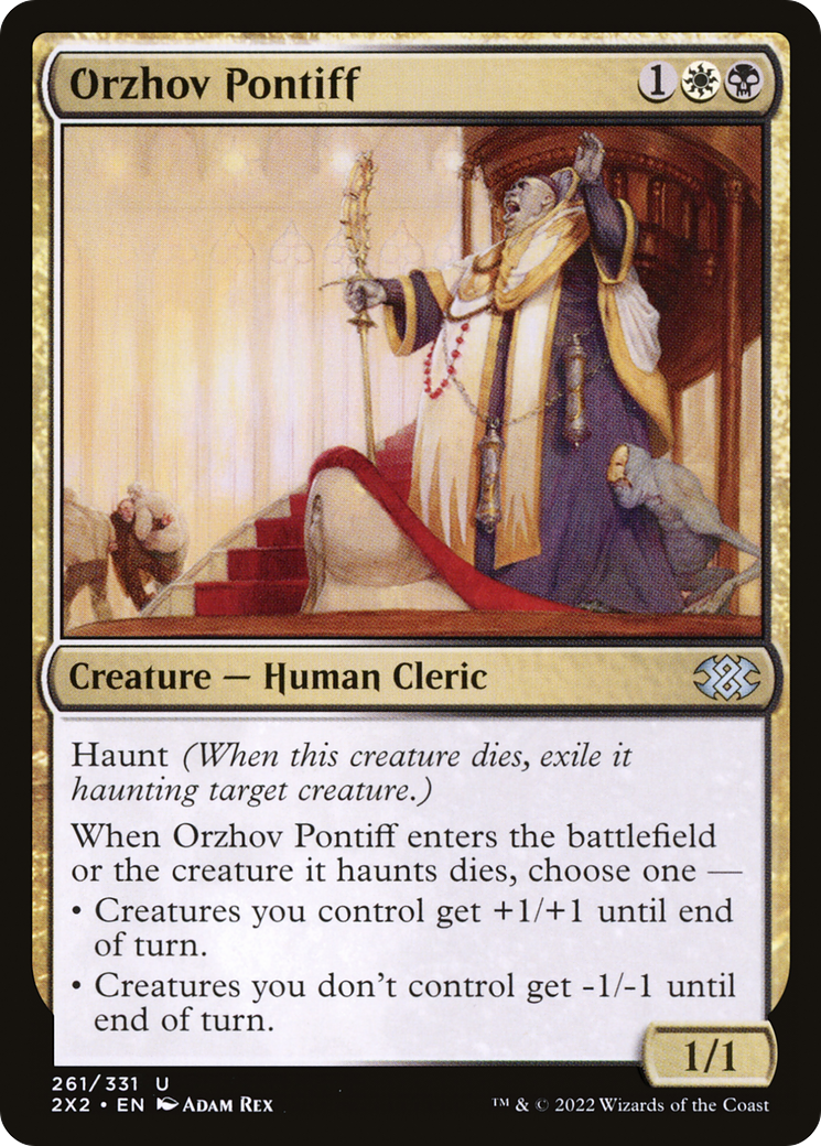 Orzhov Pontiff (2X2-261) - Double Masters 2022 Foil