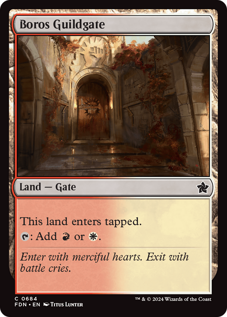 Boros Guildgate (FDN-684) - Fondations 