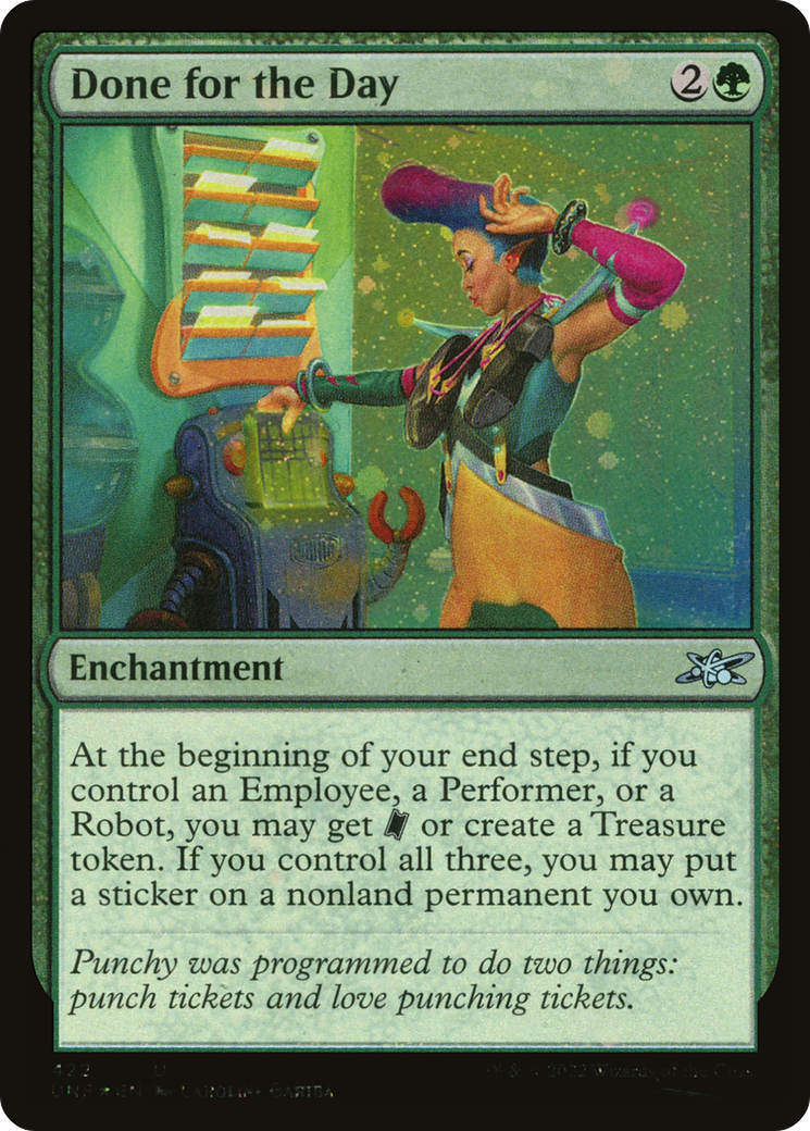 Terminé pour la journée (UNF-422) - Unfinity Foil 