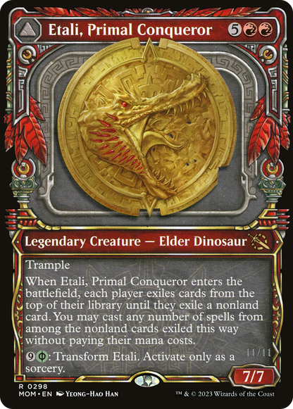 Etali, Primal Conqueror (Showcase) (MOM-298) - March of the Machine: (Showcase) Foil