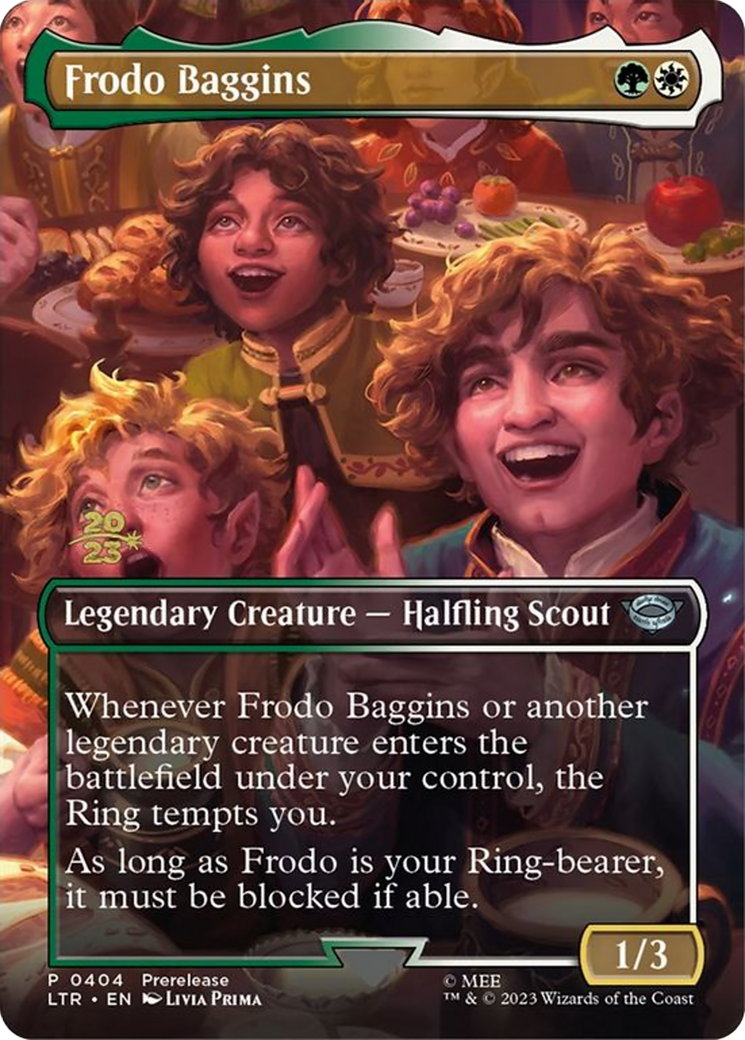 Frodo Baggins (PLTR-404S) - Tales of Middle-earth Promos (Borderless) Foil