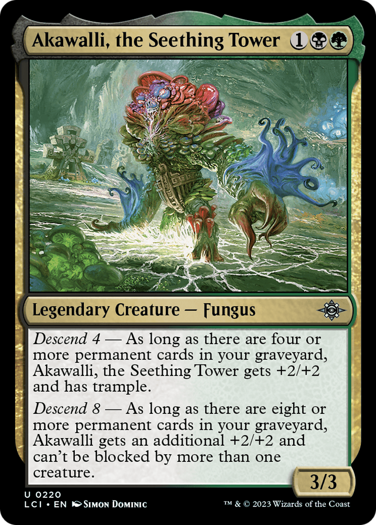 Akawalli, the Seething Tower (LCI-220) - The Lost Caverns of Ixalan Foil