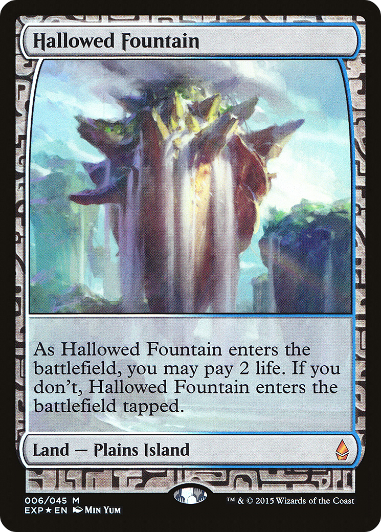 Fontaine sacrée (EXP-006) - Feuille d'expédition Zendikar 