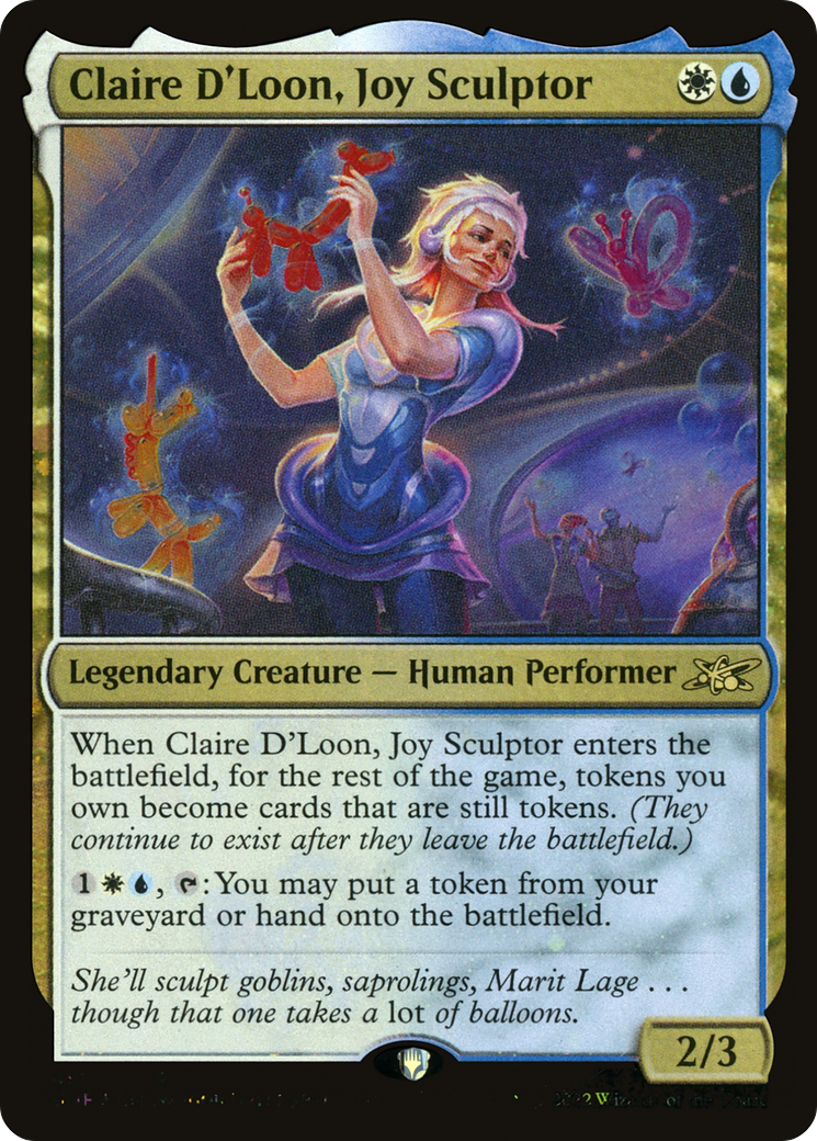 Claire D'Loon, Joy Sculptor (UNF-451) - Feuille Unfinity 