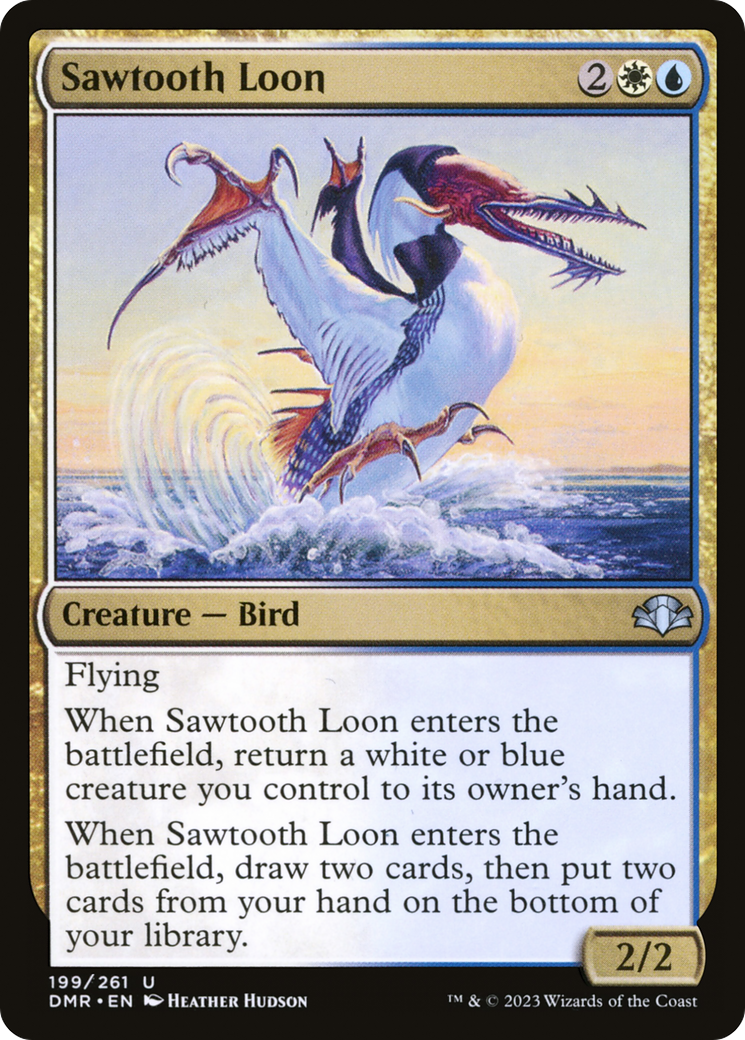 Sawtooth Loon (DMR-199) - Dominaria Remastered
