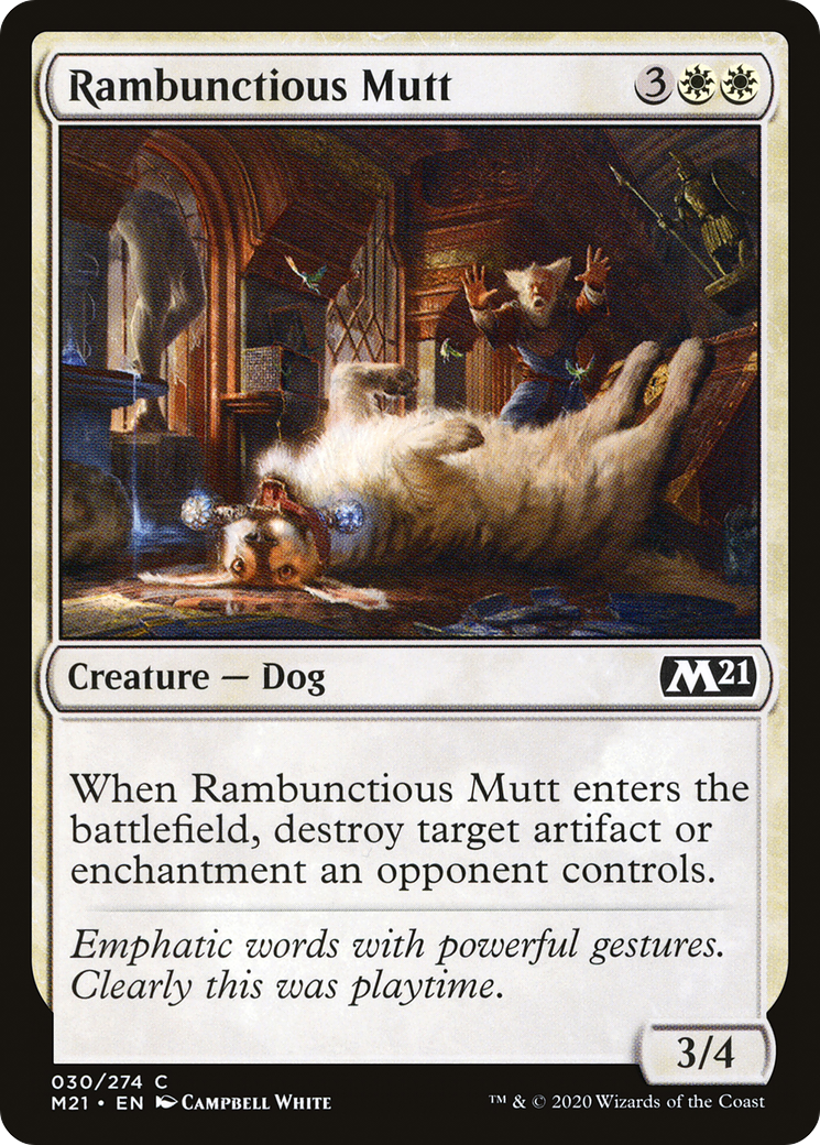Rambunctious Mutt (M21-030) - Core Set 2021