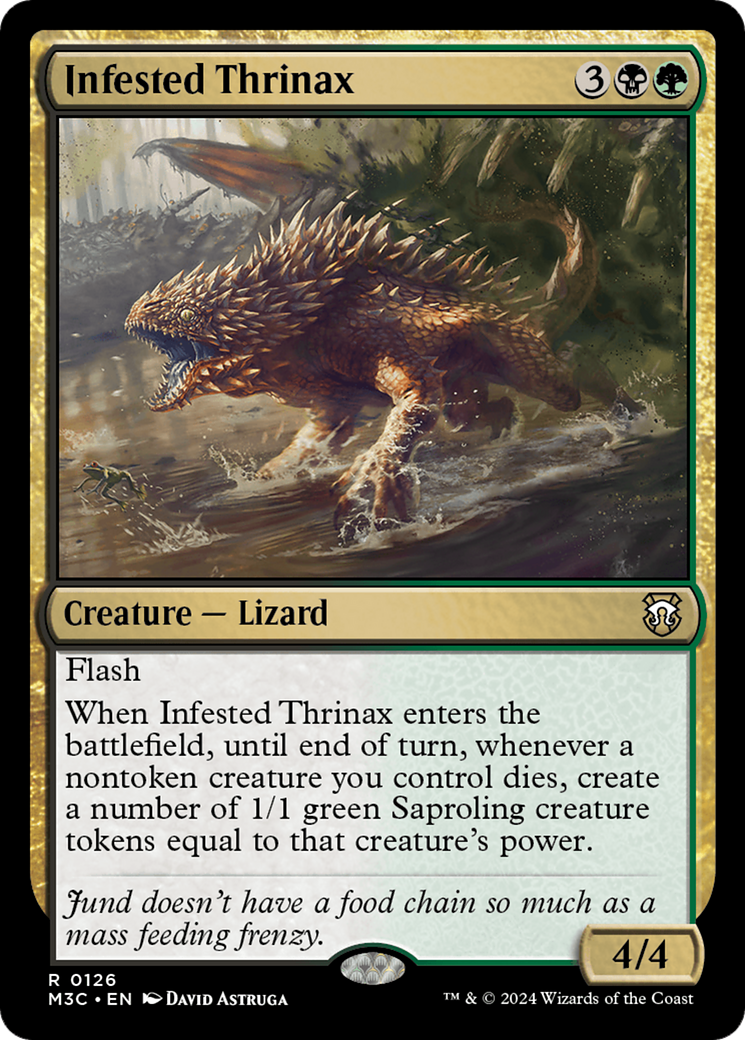 Infested Thrinax (M3C-126) - Modern Horizons 3 Commander