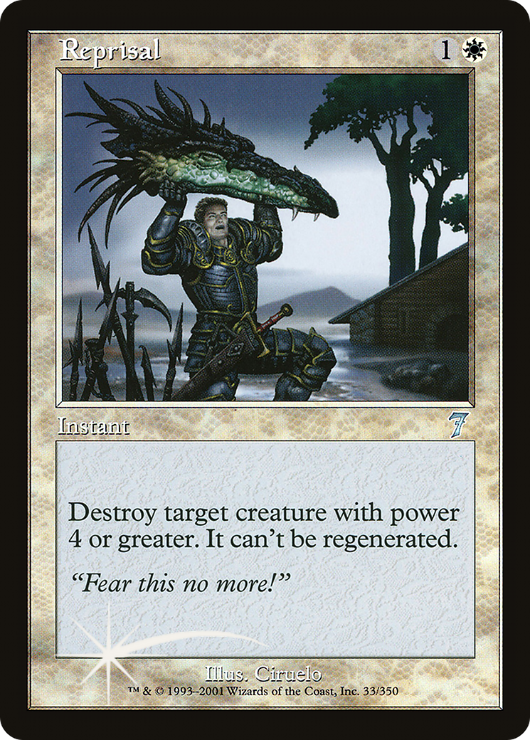 Reprisal (7ED-33★) - Seventh Edition Foil