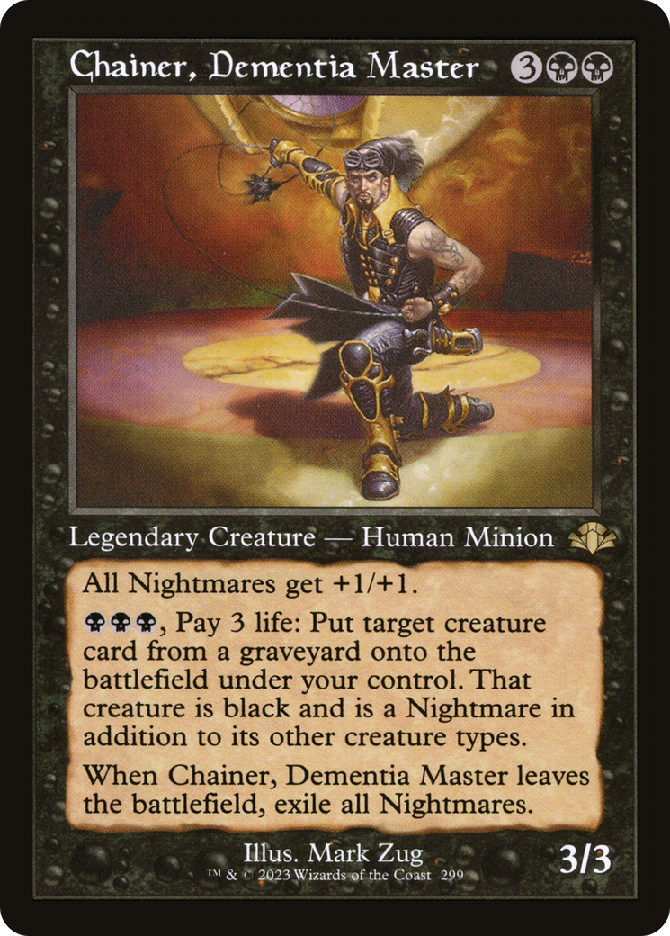 Chainer, Dementia Master (Retro Frame) (DMR-299) - Dominaria Remastered Foil