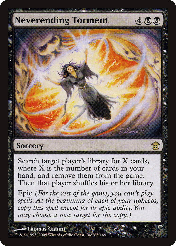 Neverending Torment (SOK-083) - Saviors of Kamigawa Foil