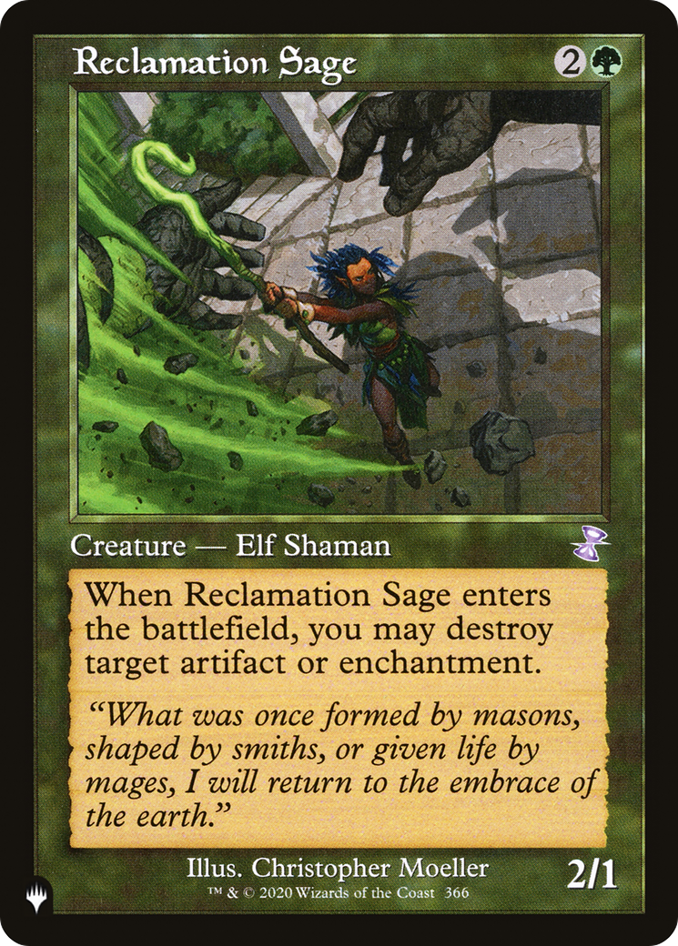 Reclamation Sage (LIST-TSR-366) - The List