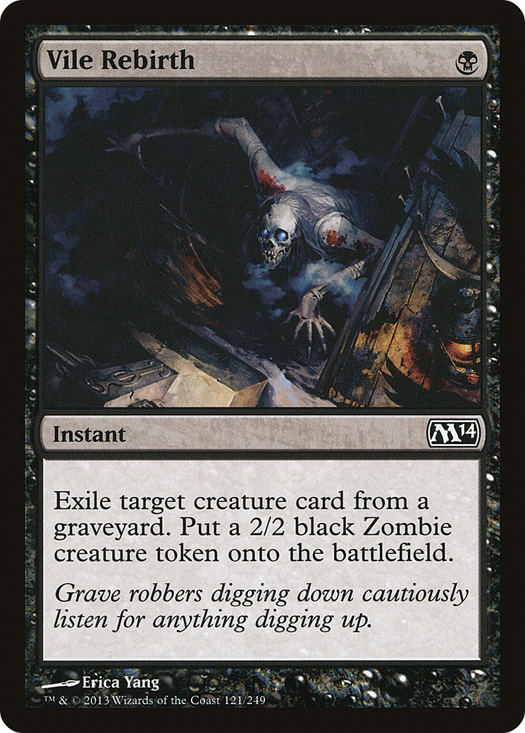 Vile Rebirth (M14-121) - Magic 2014 Foil