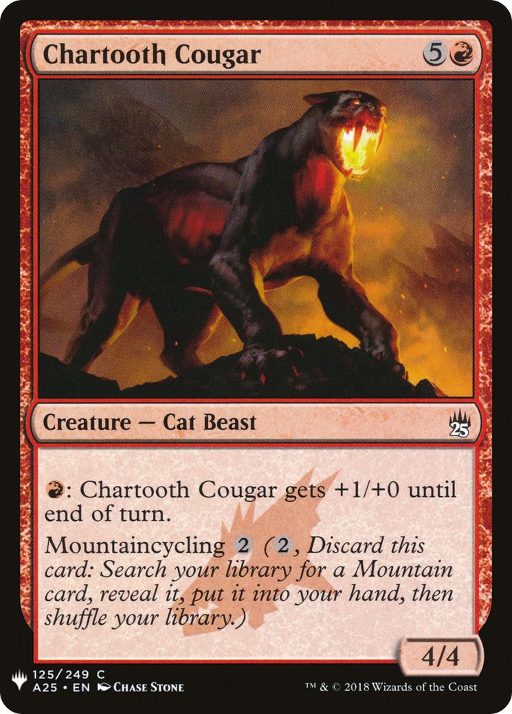 Chartooth Cougar (LIST-125) - The List
