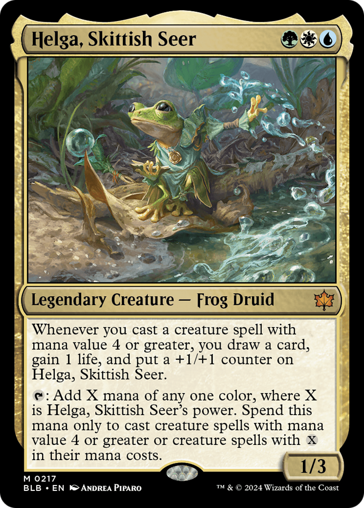 Helga, voyante capricieuse (BLB-217) - Bloomburrow 