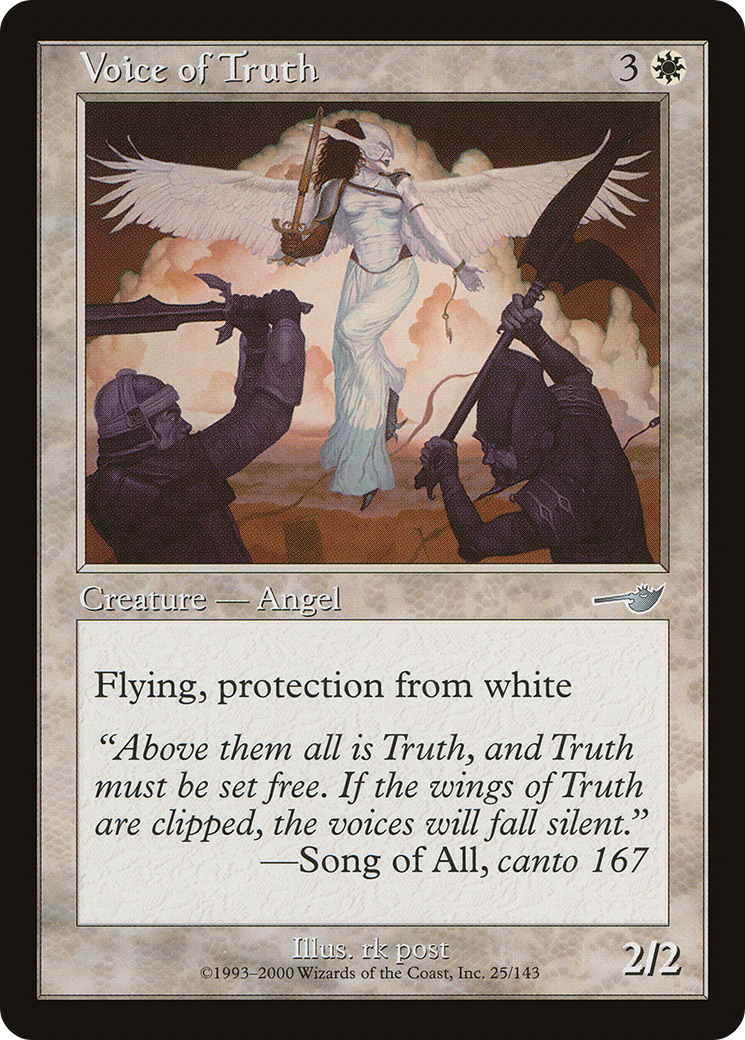 Voix de la Vérité (NEM-025) - Nemesis Foil 
