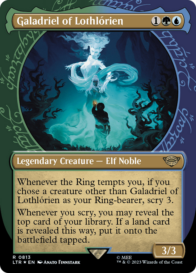 Galadriel de Lothlórien (LTR-813) - Le Seigneur des Anneaux : Contes de la Terre du Milieu : (Vitrine) (Sans bordure) Feuille
