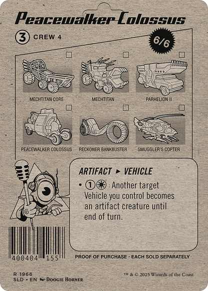 Peacewalker Colossus // Peacewalker Colossus (SLD-1966) - Secret Lair Drop (Borderless) Foil