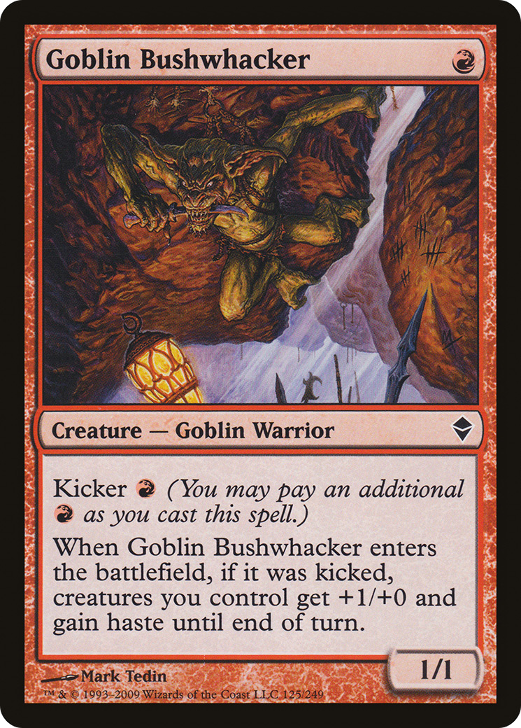 Bushwhacker gobelin (ZEN-125) - Zendikar 