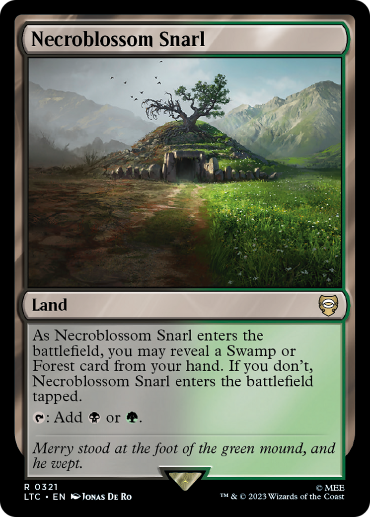 Necroblossom Snarl (LTC-321) - Commandant des Contes de la Terre du Milieu 
