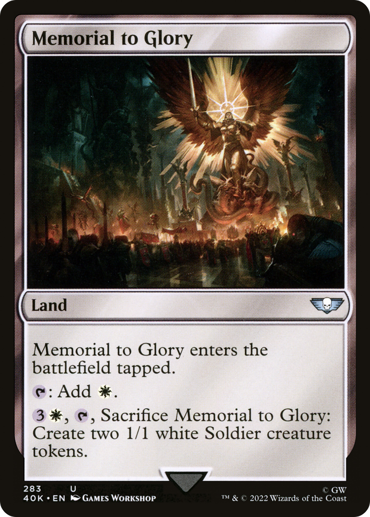 Mémorial à la Gloire (40K-283) - Commandant Warhammer 40,000