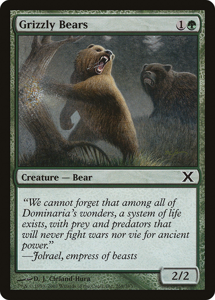 Grizzly Bears (10E-268) - Tenth Edition
